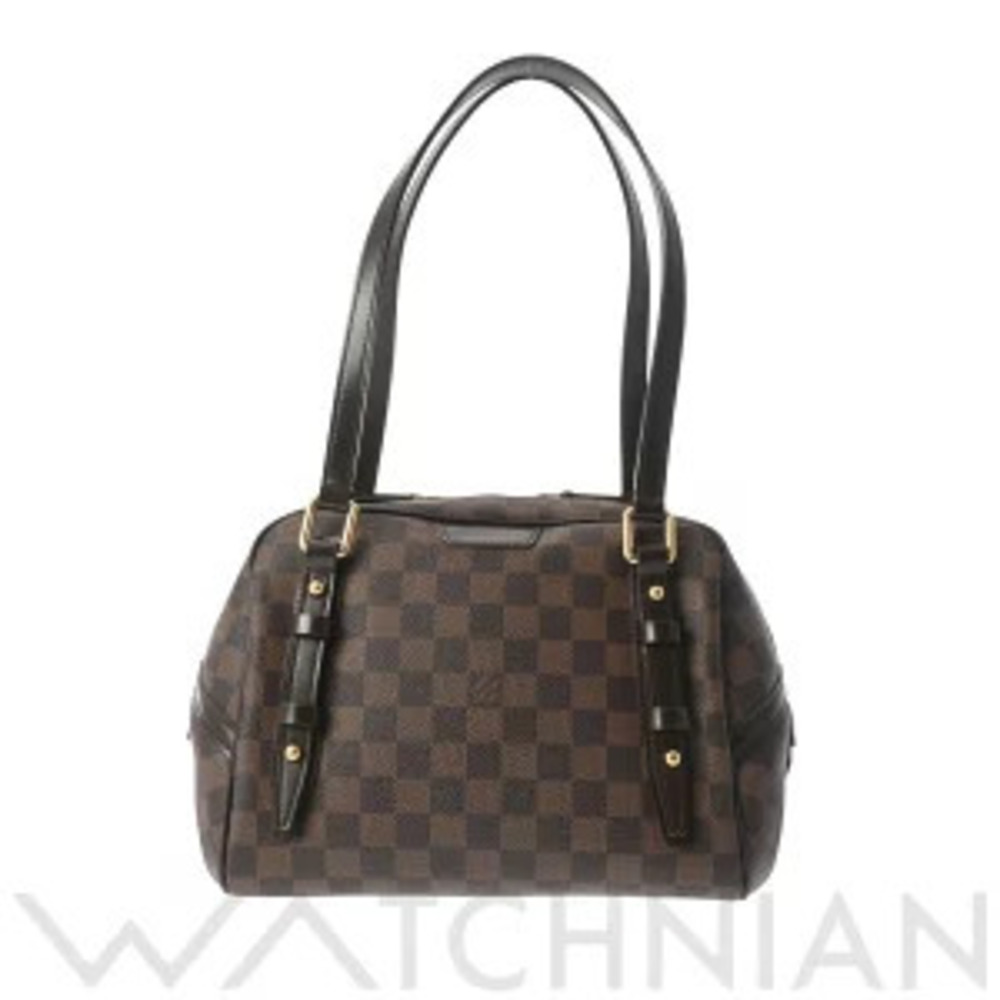 Louis Vuitton Damier Rivington Shoulder Bag Brown Canvas Tote